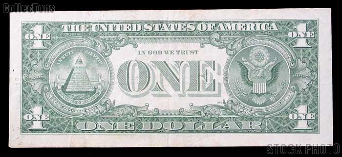 One Dollar Bill Silver Certificate STAR NOTE Series 1957 US Currency