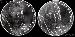 2013 P & D Jefferson Nickels Gem BU (Brilliant Uncirculated)