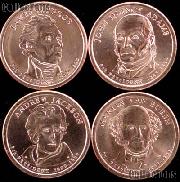 2008-P Presidential Dollar Set BU Full Year Set of 4 Coins from Philadelphia Mint