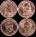 2008-P Presidential Dollar Set BU Full Year Set of 4 Coins from Philadelphia Mint