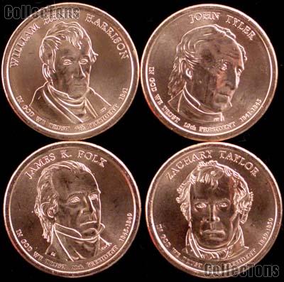 2009-P Presidential Dollar Set BU Full Year Set of 4 Coins from Philadelphia Mint