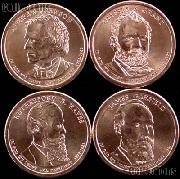 2011-P Presidential Dollar Set BU Full Year Set of 4 Coins from Philadelphia Mint