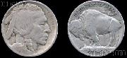 1913 Buffalo Nickel Type 1 FIVE CENTS on Raised Ground One Coin G+ Condition