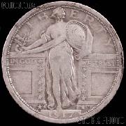 1917-S Standing Liberty Silver Quarter Variety 1 Circulated Coin G 4 or Better