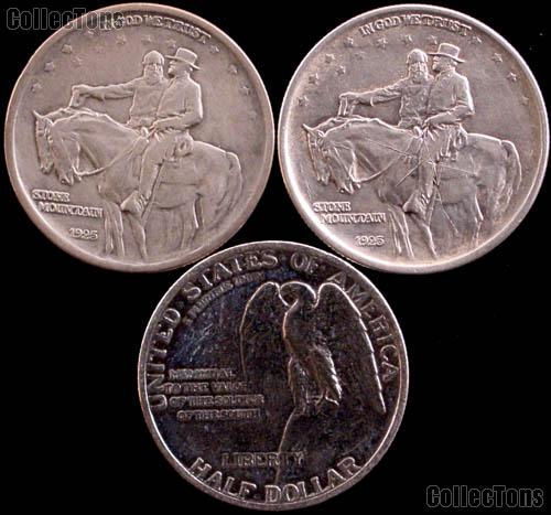 1925 Stone Mountain Memorial Silver Commemorative Half Dollar