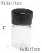 Glass Vial for Gold Flakes 1" Mini Glass Bottle