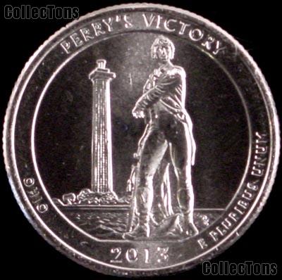 2013-P Ohio Perry's Victory and International Peace Memorial National Park Quarter GEM BU America the Beautiful