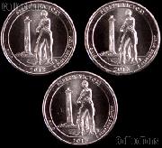 2013 P, D, & S Ohio Perry's Victory and International Peace Memorial National Park Quarters GEM BU America the Beautiful