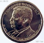 2013-P Theodore Roosevelt Presidential Dollar GEM BU 2013 Roosevelt Dollar