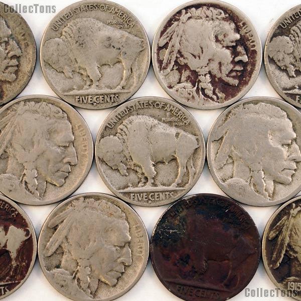 1915-D Buffalo Nickel BETTER DATE Filler