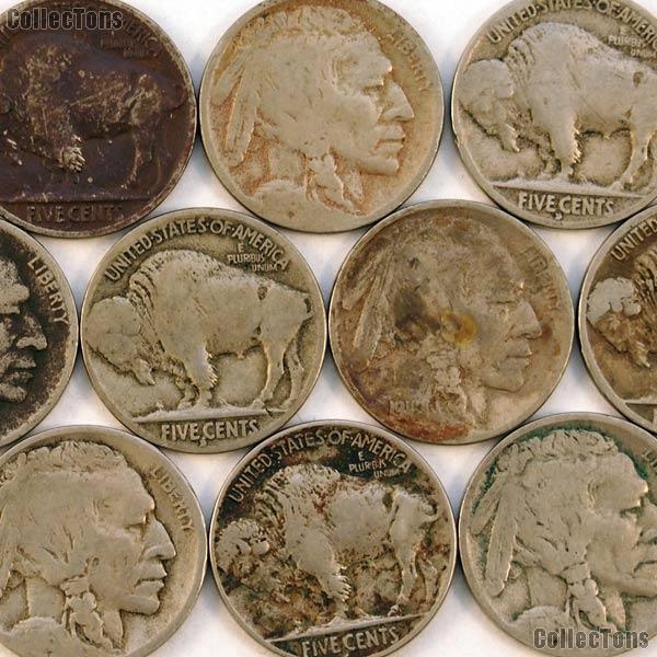 1916-D Buffalo Nickel BETTER DATE Filler