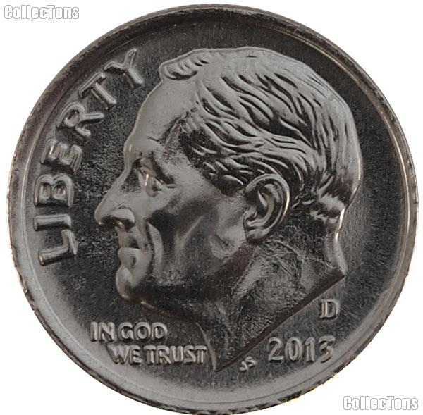 2013-D Roosevelt Dime GEM BU 2013 Dime Perfect for Album