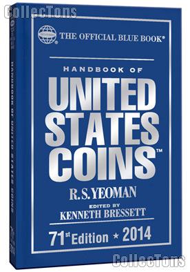 Whitman Blue Book United States Coins 2014 - Hard Cover