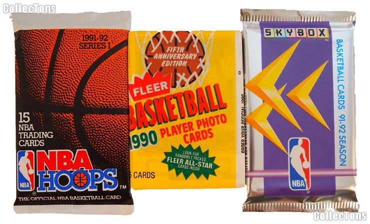 Basketball Cards NBA 3 Different Sealed Packs of Trading Cards