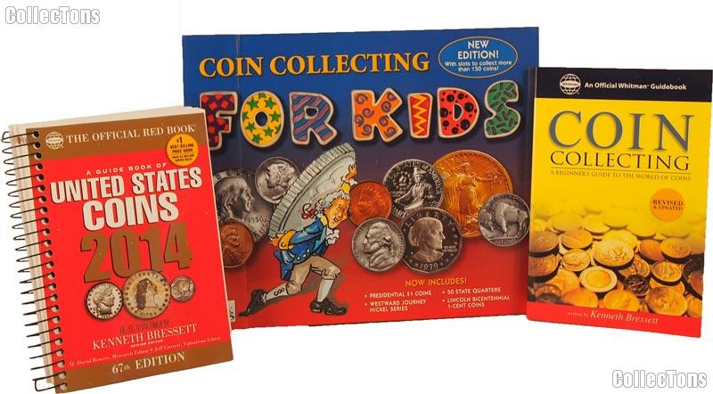 Children's Coin Collecting Kit - Coin Album & Two Books