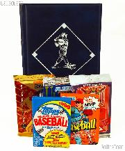 Baseball Card Collecting Starter Set / Kit MLB with 6 Baseball Card Packs & Album