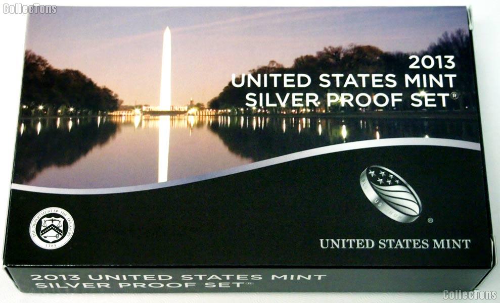 2013 SILVER PROOF SET OGP Replacement Box and COA