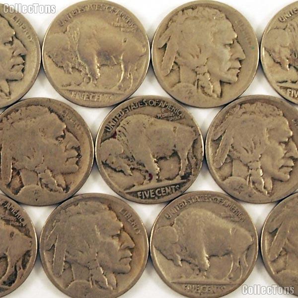 1923 Buffalo Nickel in Lower Grade Readable But Weak Date Great Filler Coin 