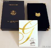 2007 American Eagle Gold Bullion 4-Coin Proof Set OGP Replacement Box and COA