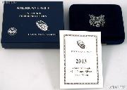 2013-W American Silver Eagle 1 oz Silver Proof Coin OGP Replacement Box and COA