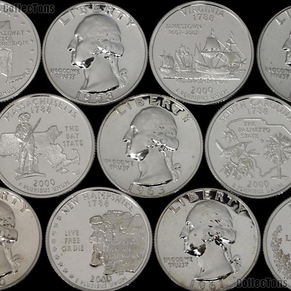 90% U.S. PROOF Silver Quarters - Mixed Dates