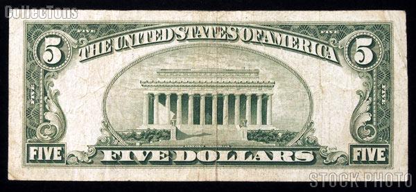 Five Dollar Bill Red Seal STAR NOTE Series 1953 US Currency Good or Better
