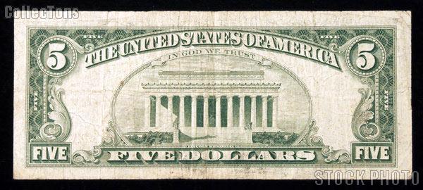 Five Dollar Bill Red Seal STAR NOTE Series 1963 US Currency