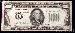 One Hundred Dollar Bill Green Seal FRN STAR NOTE Series 1934 US Currency