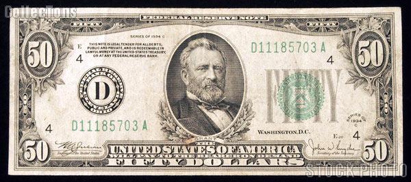 50 Dollar Bill for sale