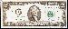 Two Dollar Bill Green Seal FRN Series 1976 US Currency CU Crisp Uncirculated