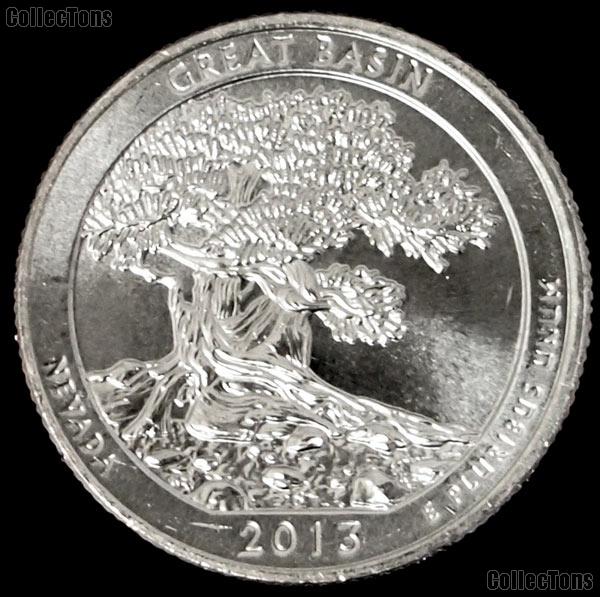 2013-P Nevada Great Basin National Park Quarter GEM BU America the Beautiful