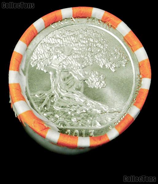 2013-D Nevada Great Basin National Park Quarters Bank Wrapped Roll 40 Coins GEM BU