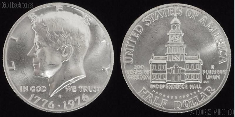 1976 Kennedy BICENTENNIAL Silver Clad Half Dollar Brilliant Uncirculated Condition