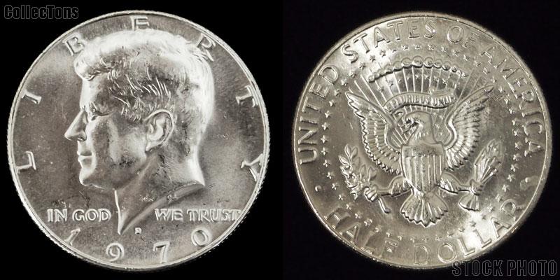 Kennedy 40% Silver Half Dollar (1965-1970) One Coin Brilliant Uncirculated Condition