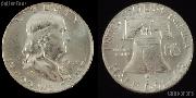 Franklin Silver Half Dollar (1948-1963) One Coin Brilliant Uncirculated Condition