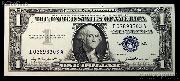 One Dollar Bill Silver Certificate Series 1957 US Currency CU Crisp Uncirculated