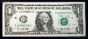 One Dollar Bill Federal Reserve Note FRN "REPEATER" US Currency CU Crisp Uncirculated