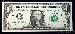 One Dollar Bill Federal Reserve Note FRN "REPEATER" US Currency CU Crisp Uncirculated