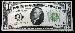 Ten Dollar Bill Green Seal FRN Series 1928 US Currency