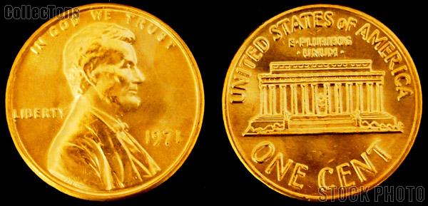 Lincoln Memorial Cent Copper (1959-1982) One Coin Brilliant Uncirculated Condition