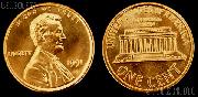 Lincoln Memorial Cent Copper-Plated Zinc (1982-2008) One Coin Brilliant Uncirculated Condition