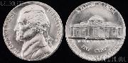 Jefferson Nickel (1938-2003) One Coin Brilliant Uncirculated Condition