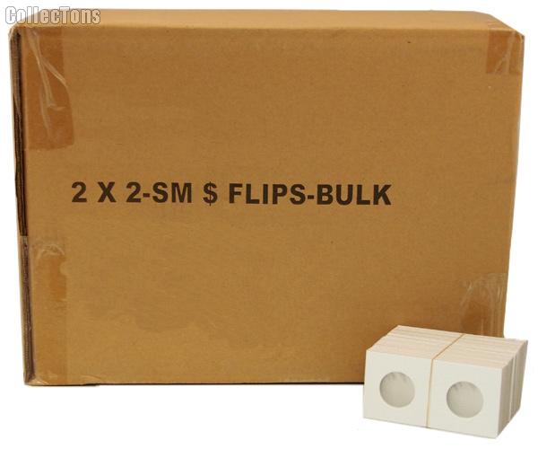 5,000 2x2 Cardboard Coin Holders SMALL DOLLARS