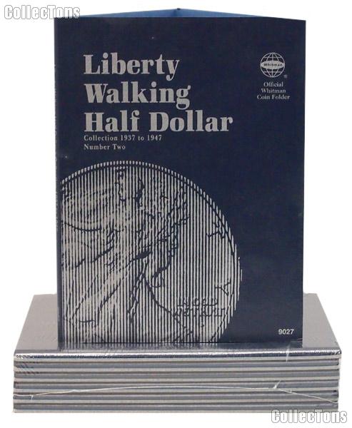 Whitman Walking Liberty Half Dollar Folder 1937-1947 #9027