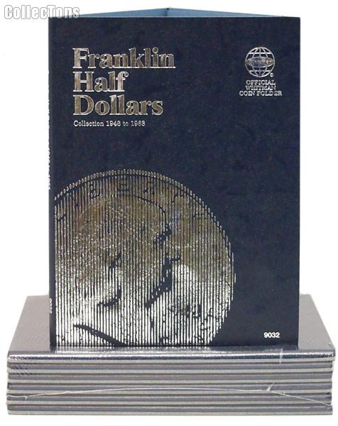 Whitman Franklin Half Dollars Folder 48-63 Folder 9032