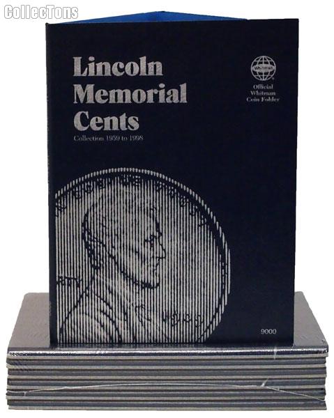 Whitman Lincoln Memorial Cents 1959-1998 Folder 9000