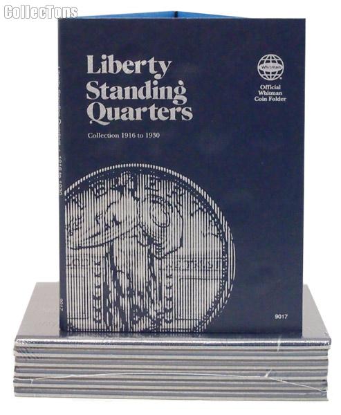 Whitman Standing Liberty Quarters 1916-30 Folder 9017