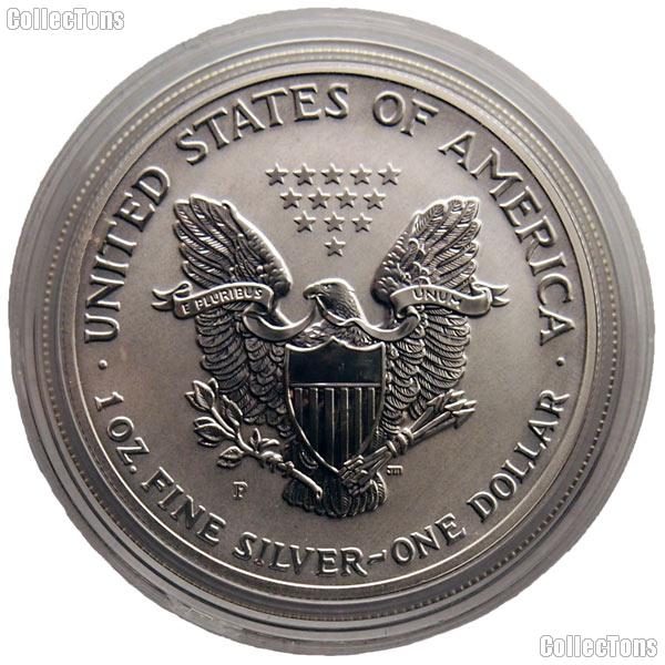 2006-P American Silver Eagle REVERSE PROOF from 20th Anniversary Set in Capsule