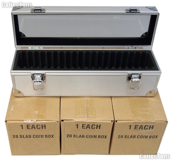 Aluminum Storage Box for 20 Universal Coin Slab Holders