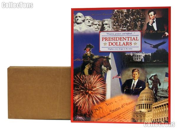 Presidential Dollar Coin Folder by Littleton Deluxe Color Folder for Presidential Dollar Collections LMF2